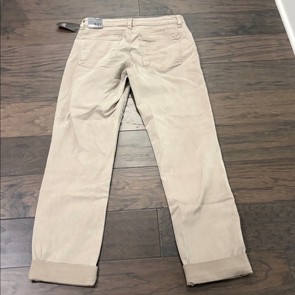 New With Tags Kut from the Kloth Catherine Boyfriend Pqnt in Wheat Sz 4 - Picture 8 of 12